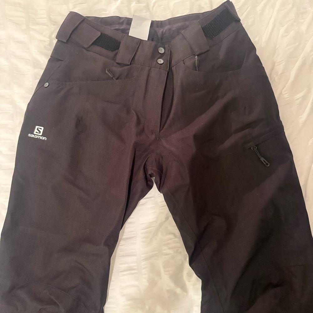 Salomon Black Ski Pants